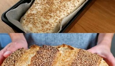 Homemade Sesame Seed Bread (Soft Inside, Crispy Crust)