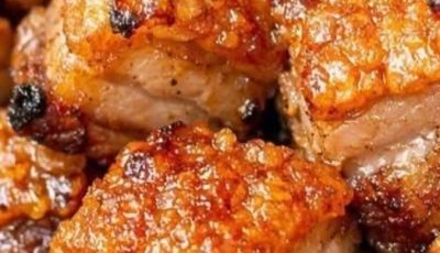 Air Fryer Pork Belly Bites