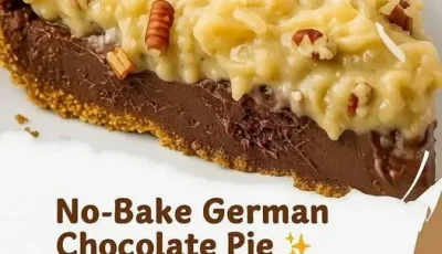 Diabetic-Friendly No-Bake German Chocolate Pie