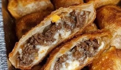 Philly Cheesesteak Egg Rolls Recipe