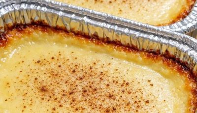 baked milk custard