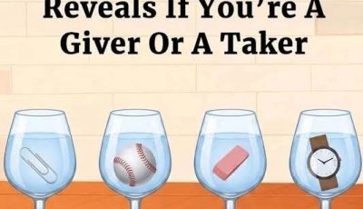 Which Glass Has More Water? Your Answer Reveals If You’re a Giver or a Taker