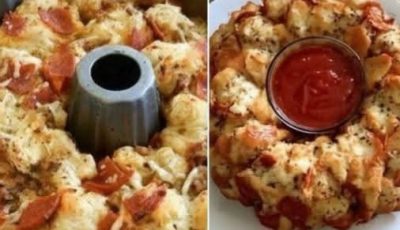 High-Protein Pull-Apart Pizza Ring