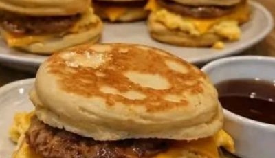 Homemade McGriddle Breakfast Sandwiches