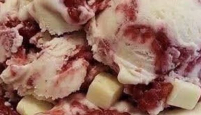 Healthy White Chocolate Raspberry Protein Ice Cream